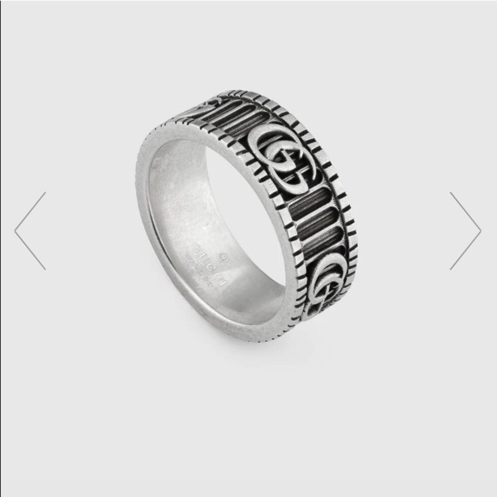 COPY - Gucci “Ring with Double G” in Silver